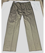 Timber Creek Wrangler Men’s Pants ultimate khaki Classic Pleated 38x32 N... - £10.69 GBP