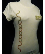 2012 Time For Change 100% Organic Cotton Ivory Serpent Graphic Tee Shirt... - $14.95