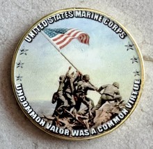 U S Marines Iwo Jima Challenge Coin - £10.85 GBP