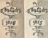 Sea Cliff Dinner Theatre Programs Summer 1955 Picnic &amp; 1956 Where&#39;s Charley - £12.39 GBP