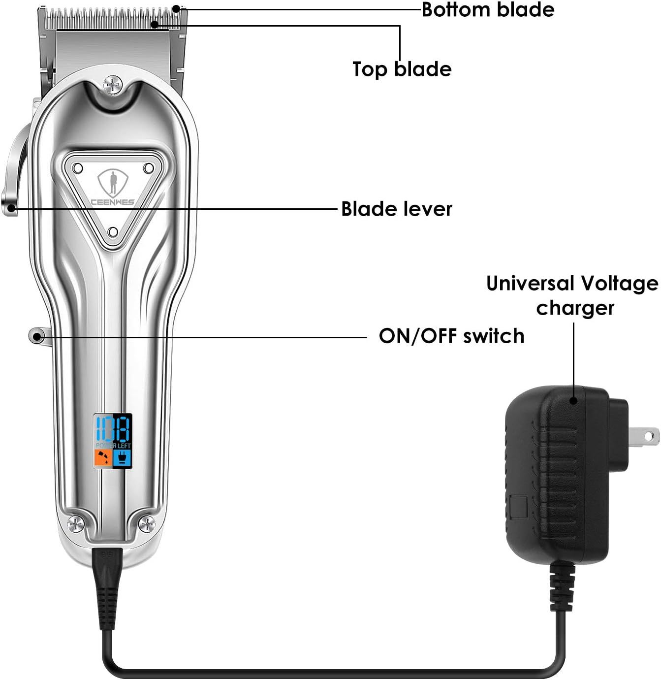 Ceenwes Hair Clippers Full Metal For Men and 50 similar items