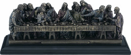 The Last Supper (Cold Cast Bronze Statue 23.5x8.5cmc / 9.25x3.3inches)  - £89.75 GBP