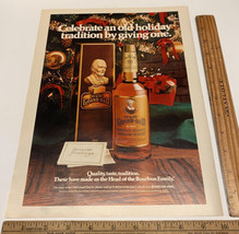Vintage Print Ad Old Grand Dad Kentucky Bourbon Whiskey Christmas 1970s ... - $14.69