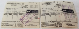 The Laclede Gas Light Co. Customer s Statement 1940 Paid Set of 2 - $18.95