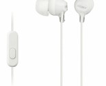 Sony MDR-EX14AP Headset Ear Bud Headphones MDREX14AP WHITE #93 NEW Open Box - $7.71