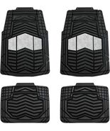 Universal 4 Tapetes De Goma Para Carros Autos Alfombras Caucho Nissan To... - $45.49