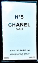 Rare New Sealed Vtg 2000 Chanel No 5 Paris 3.4 Oz 100 Ml Eau De Parfum Edp Spray - £206.22 GBP