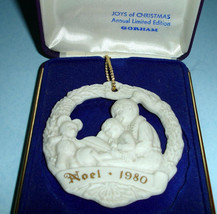 Gorham Noel Joys of Christmas Story 1980 Ornament Medallion - £23.45 GBP