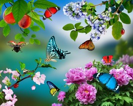 &quot;NEW&quot; Butterflies on flowers Jigsaw Puzzle Treasures boardgame 500 pcs f... - £31.38 GBP