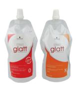 Schwarzkopf Glatt No 0 Haarglätter Rebonding Glättcreme 400ml Set - $39.47