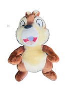 Chip Chipmunk 9&quot; Plush Bean Bag Stuffed Animal Toy Disneyland Parks - $12.26