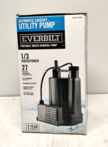 Everbilt Submersible Automatic Utility Pump - Model EBAU33 - 1/3 HP - Black - $64.65