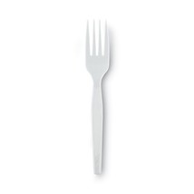 Dixie FM217 Heavy Mediumweight Plastic Fork - White (1000/Carton) New - $65.99