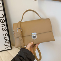 Fashion Simple Texture Small Square Bag Handbag 2024 Spring Temperament All-Matc - $44.00