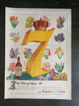 Vintage 1950 Seagram&#39;s Seven 7 Canadian Whiskey Full Page Original Ad 1221 - $6.64
