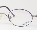 Vintage Enjoy E1712 B Bleu Unique Rare Lunettes Monture 45-20-135mm - $76.33