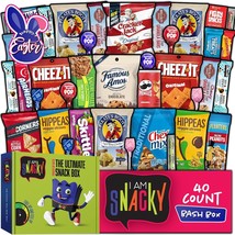  Snacky Easter Snack Box Variety Pack Care Package Greeting Card SNACKY&#39;... - $63.37