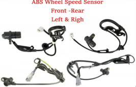 Set of 4 ABS Wheel Speed Sensor Front-Rear  Left &amp; Right For Lexus Toyota - £35.25 GBP