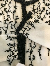 NEW Vtg Hand Beaded Women Wool Sweater Cardigan  Lined Sz 36 Small hong kong - £98.92 GBP