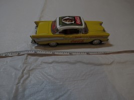 1957 Chevrolet Belair 1999 Matchbox car Coke Yellow Coca Cola 168 9 ME C... - $29.69