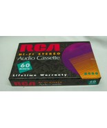 RCA Hi-Fi Stereo Audio Cassette Tape 60 Minutes NEW in Shrinkwrap Recording - $12.38