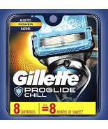 Gillette Proglide Chill Men&#39;s Razor Blades, 8 Blade Refills - $41.00 CAD