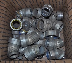 NEW Liquid Tight Conduit Connector Thomas Betts OZ LOT of 13 Large Elbow... - $160.70