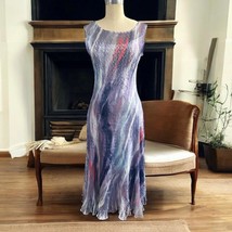 New With Tags Beautiful KOMAROV Crinkle Pleated Dress Size M - $98.99