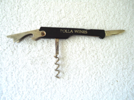 Vtg Made In Italy Farm &quot; Bolla Wines &quot; Wine Bottle Opener &quot; Great Collectible &quot; - £14.18 GBP