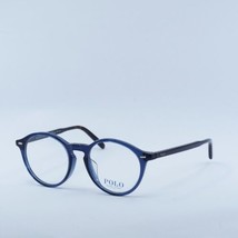 Polo Ralph Laurent PH2246F 5470 Shiny Transparent Navy Blue 50mm Eyeglasses N... - £78.29 GBP