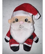 Merry &amp; Bright Christmas SANTA Flattie Small Dog Toy, Crinkle &amp; Squeaker... - €7,17 EUR