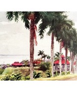 Panama Bay Ancon Hospital 1913 Canal History Watercolor Art Print EJ Rea... - €34,45 EUR