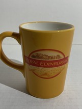Royal Edinburgh Shortbread Biscuits Yellow Ceramic Coffee Mug or Tea Cup  - $16.48