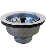 Kitchen Sink Strainer, Stainless Steel, Chrome Plated Finish - $46.47 CAD