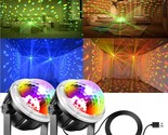 2 Pack Night Lights, Star Projector Light, Galaxy Projector For Home, Ro... - £16.01 GBP