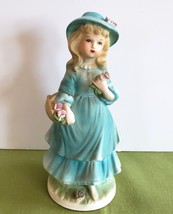 1973 Avon Jennifer Ceramic Figurine 6&quot; Tall Japan Vintage Grandma Core - $7.91
