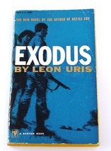 Leon Uris EXODUS Historical 1960 Vintage Bantam Paperback - £11.88 GBP