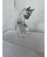 Vintage Crystal Cat Sculpture From Daum ,  France - £300.10 GBP