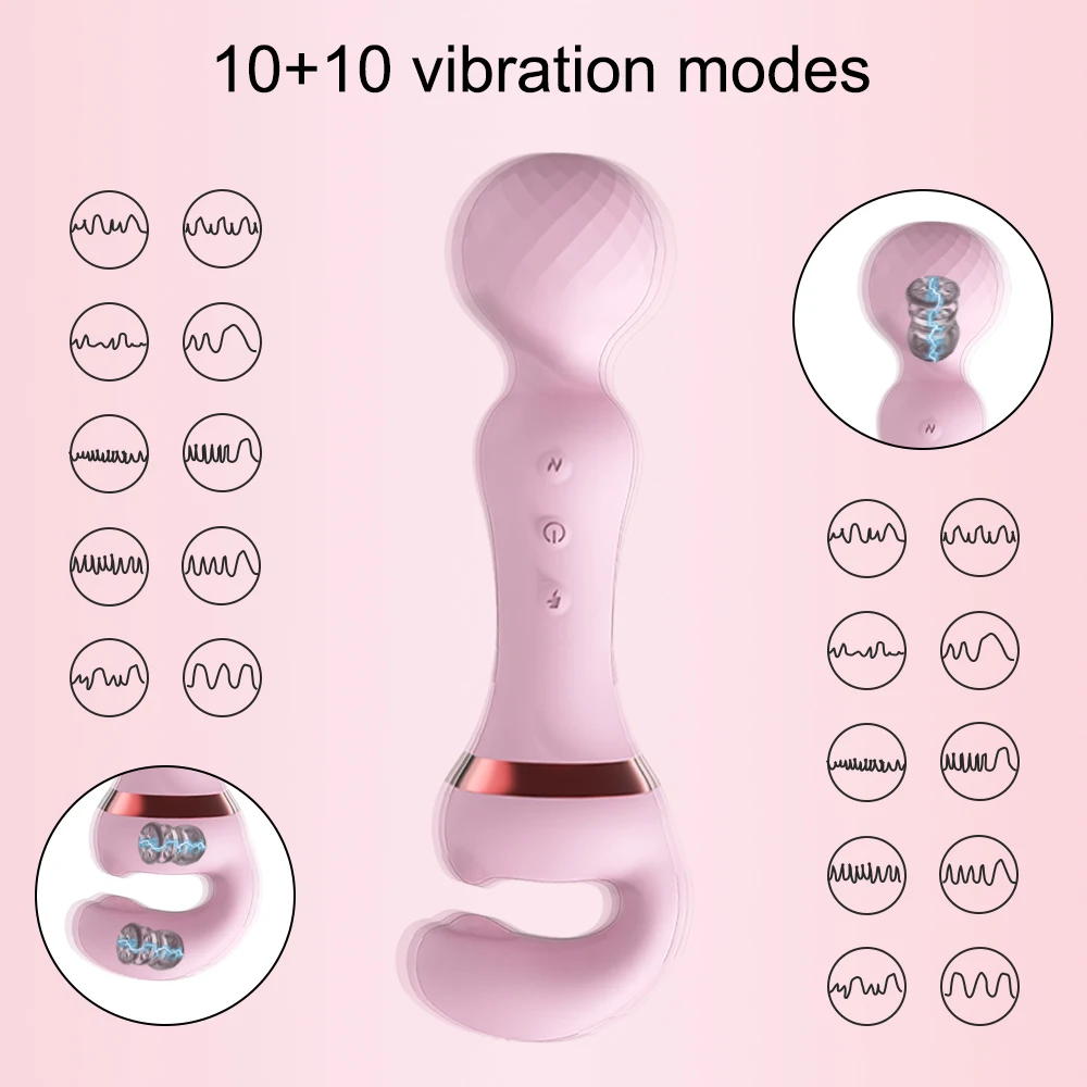 Play Powerful 2 in 1 AV A Female A Wand Aoris A USB Recharge 20 Modes A A s  for - £54.85 GBP