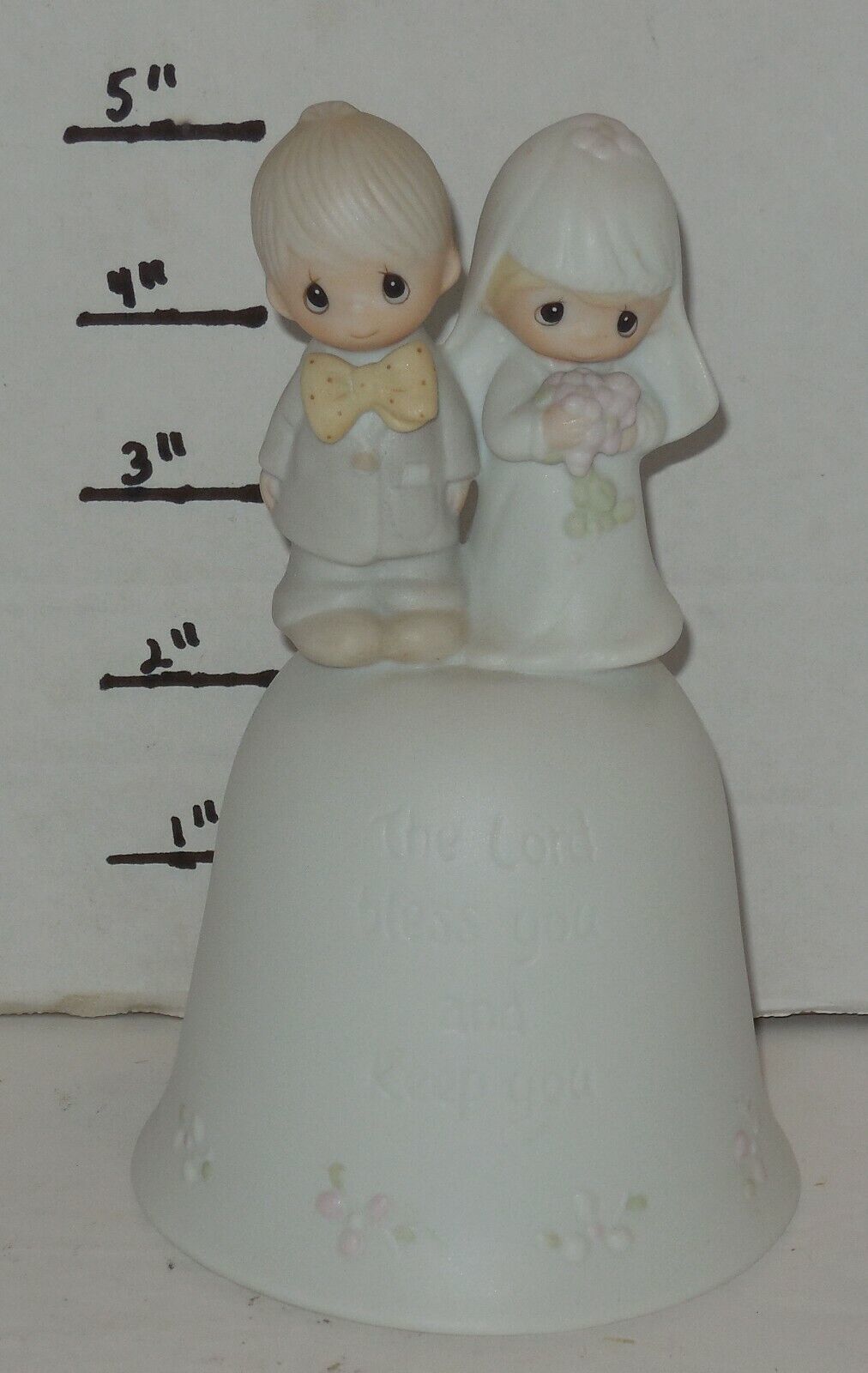 1981 Precious Moments #E-7179 "The Lord Bless You And Keep You" Bell Rare Enesco - $72.42
