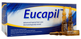 Eucapil Fluridil Original 30 Ampoules Hair Loss Growth Alopecia Baldness New/Sea - £86.53 GBP