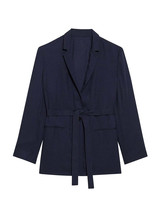 Theory Womens Notch-Collar Jacket, Size 0 - £218.13 GBP
