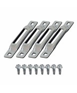 SNAPLOCS ZINC 4 PACK WITH SELF-DRILLING SCREWS E-Track Single strap anchors - $502.87 MXN