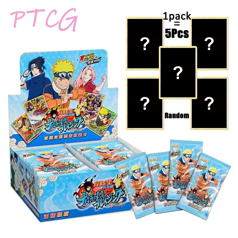 Naruto Anime Figures Naruto Cards Box Playing Game Hobby Collection TCG Card - £7.04 GBP+