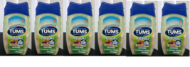 6X Tums Naturals Ultra Antacid Heartburn Chews Black Cherry Watermelon 5... - $27.12 CAD
