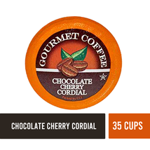 Chocolate Cherry Cordial Ground Coffee, 35 Single Serve Cups - £18.08 GBP