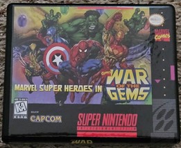 Marvel Super Heroes in War of the Gems Super Nintendo SNES Box BEST Quality - £10.33 GBP