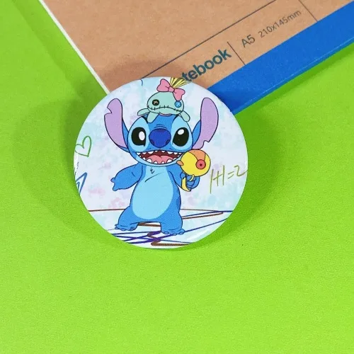 Anime Lilo Stitch Brooch Student Cosplay Clothing Badge Kawaii Stitch Ba... - $0.62