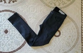 RAG &amp; BONE Black Coated Skinny Slim Leg Jeans Sz 27 Women - £39.04 GBP