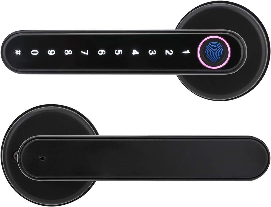Laxre Fingerprint Smart Lock, Touchscreen Room Door Lock, Phone App Digital - $86.91